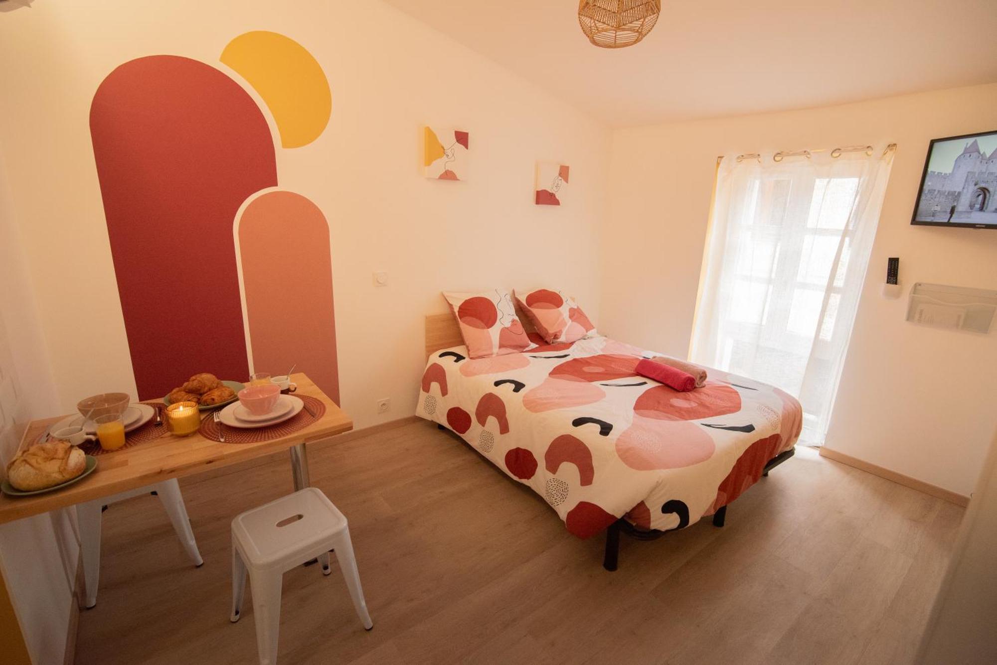 Tout Confort ! Centre-Ville, Climatisation, Parking, Wifi, Calme, Tv 卡尔卡松 外观 照片
